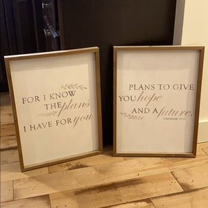 Wooden Wall Decor Bible Verse